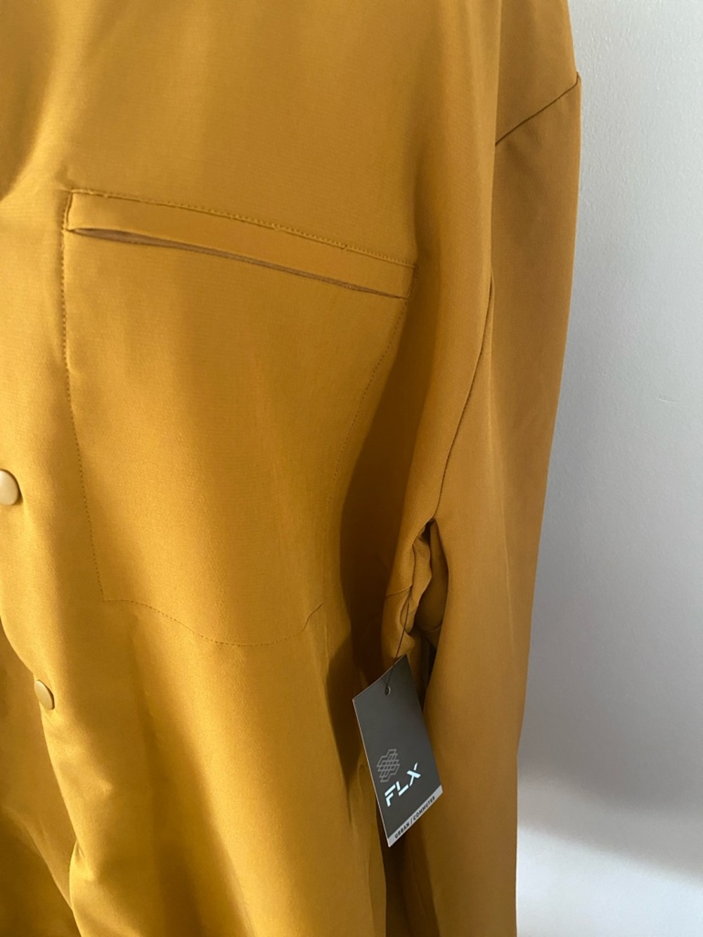 FLX coconut brown NWT size XL jacket/top - Picture 2 of 9